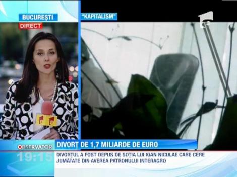 Ioan Niculae, divort de 1,7 miliarde de euro