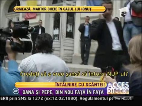 Oana Zavoranu si Pepe, intalnire cu scantei