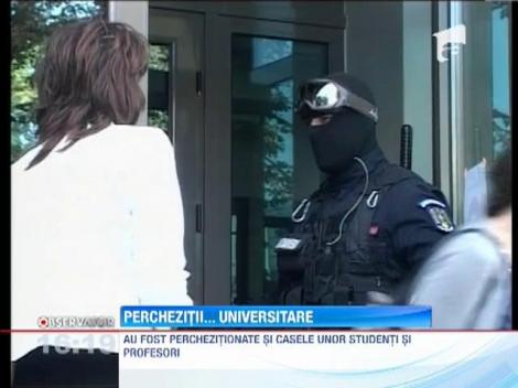 Perchezitii in birourile profesorilor de la Universitatea Maritima Civila din Constanta