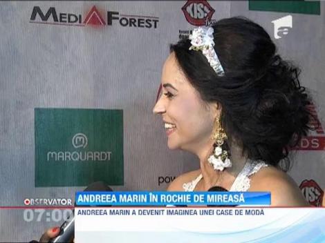 Andreea Marin a imbracat, din nou, rochia de mireasa