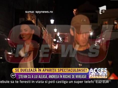 Stefan Banica si Lavinia Parva, prima iesire in public. Andreea Marin in roschie de mireasa