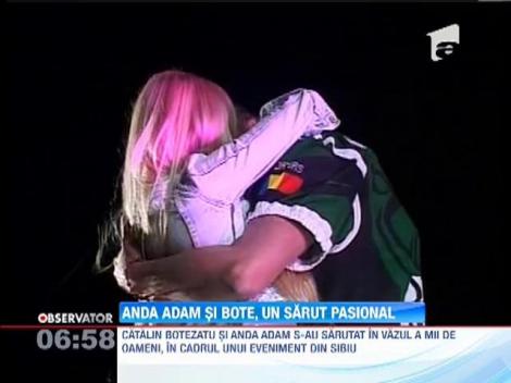 Anda Adam si Catalin Botezatu s-au sarutat