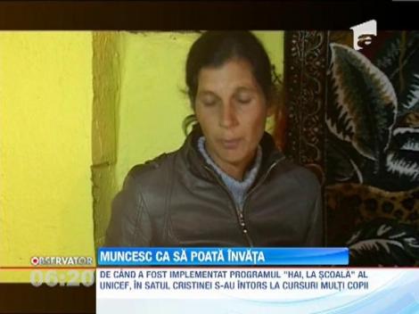 In Romania, copii nascuti in familiile sarace sunt nevoiti sa munceasca daca vor sa mearga la scoala