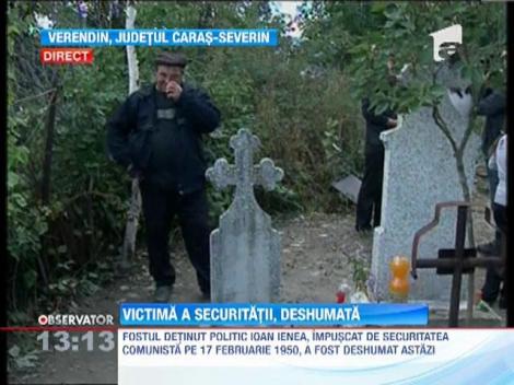 Fostul detinut politic Ioan Ienea a fost deshumat