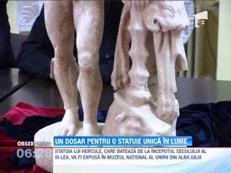 O statuie unica in lume i-a adus un dosar penal unui barbat din Alba Iulia