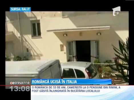 Moarte violenta a unei romance in Italia