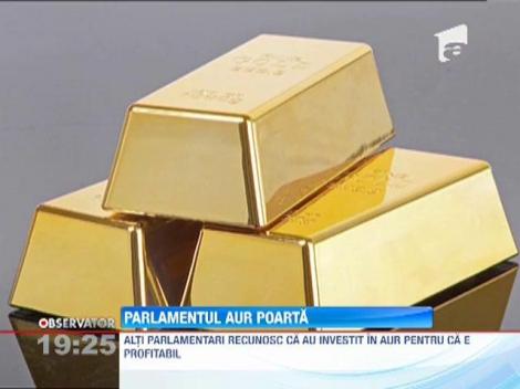 Parlamentarilor romani le plac bijuteriile din aur