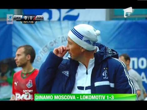Dinamo Moscova - Lokomotiv Moscova 1-3/ Scaunul lui Dan Petrescu se clatina