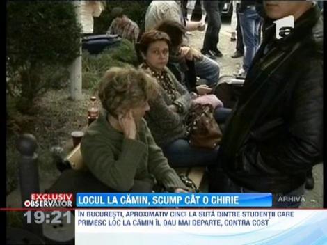 Un loc in caminele studentesti din Capitala, mai scump decat chiria la un apartament