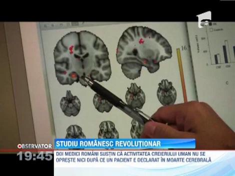 Doi medici romani sustin ca activitatea creierului uman nu se opreste nici dupa ce un pacient e declarat in moarte cerebrala