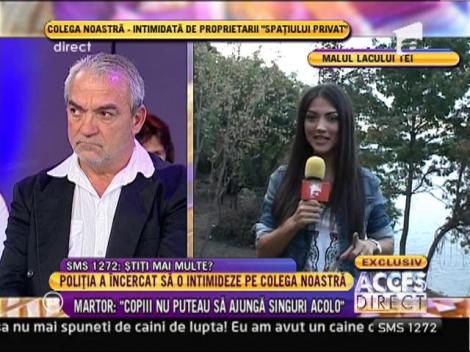 Mihaela Ionescu, reporterul Acces Direct, a fost ridicata de politie