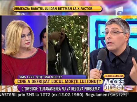 C. Topescu: Eutanasierea nu va rezolva problema