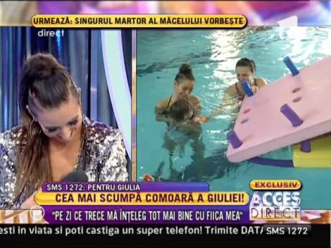 Giulia Anghelescu: Fiica mea ma recunoaste la tv