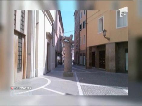 Italia: Statuie celebra din secolul al XV-lea, facuta bucatele de un sofer neatent 