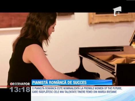 Pianista romanca nominalizata la premiile Women of the Future