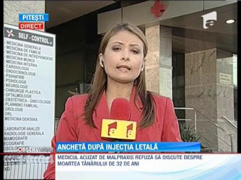 Ancheta in cazul tanarului mort de la o injectie