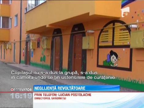 Un copil de doi ani a baut solutie pentru curatarea toaletei