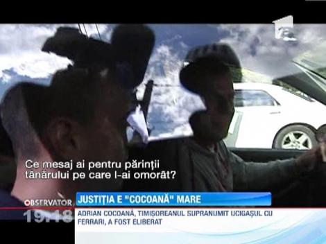 Adrian Cocoana, ucigasul cu Ferrari, a fost eliberat