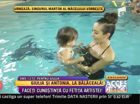 E sexy, e frumoasa si n-are regrete! Giulia prinde aripi cand e cu fiica ei
