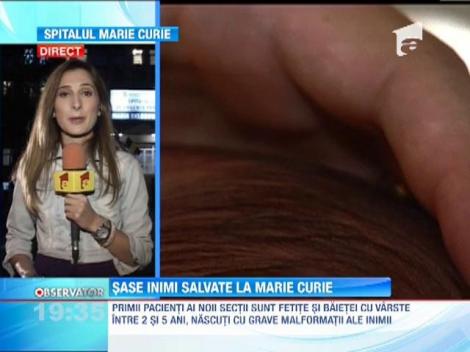 Cinci inimi mici bat din nou la Spitalul Marie Curie