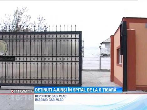 Trei detinuti ai Penitenciarului Galati au ajuns la spital din cauza unei tigari