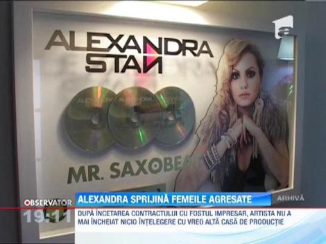 Alexandra Stan sprijina femeile agresate