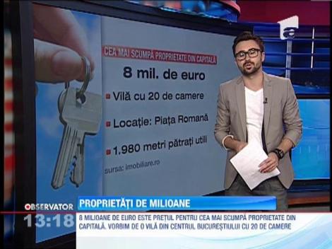 Topul celor mai scumpe case din Bucuresti: Impreuna costa 34 de milioane de dolari