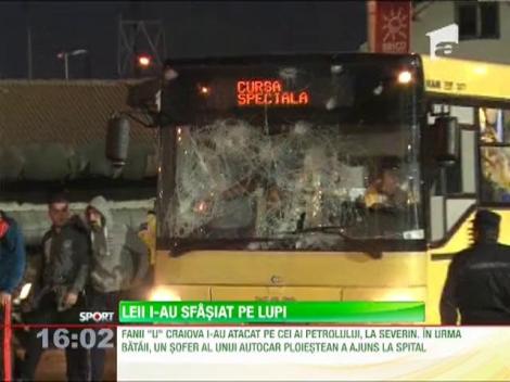 Ultrasii Universitatii Craiova i-au snopit in bataie pe fanii Petrolului