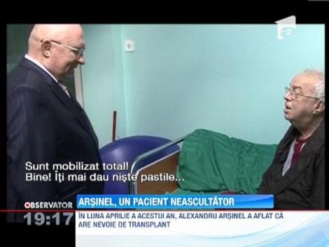 Operat si nelinistit! Alexandru Arsinel, un pacient neascultator