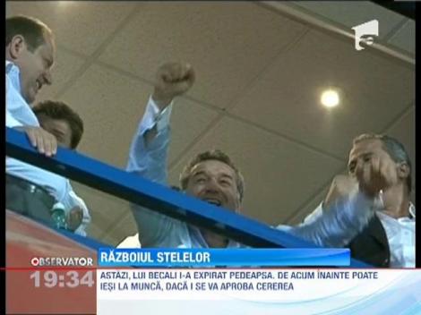 Gigi Becali isi face planuri in celula