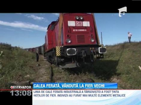 Calea ferata, vanduta la fier vechi