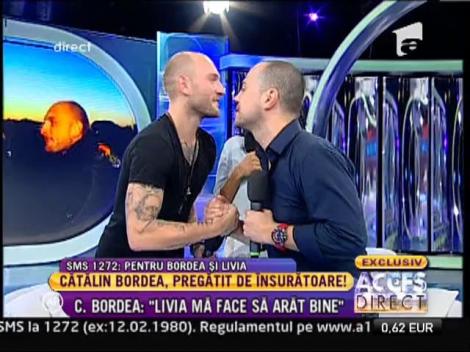 Catalin Bordea, pregatit de insuratoare! A fost "barbierit" LIVE, la Acces Direct!