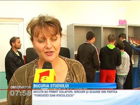 Sala de lectura pentru 270 de elevi din comuna Clejani