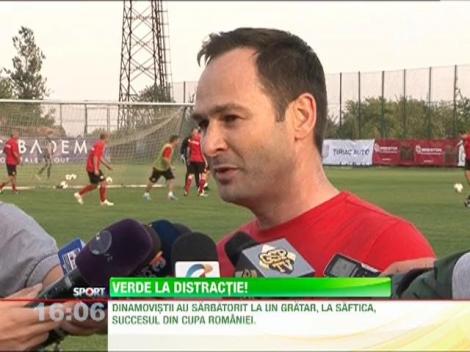 Dinamovistii au sarbatorit, la un gratar, succesul din Cupa Romaniei