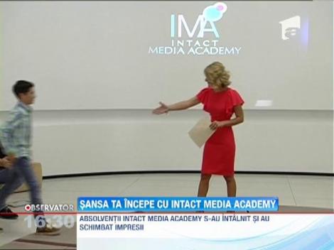 Peste 70 de absolventi ai cursurilor Intact Media Academy lucreaza in acest moment in domeniu