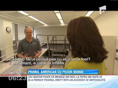 Primul american cu picior bionic