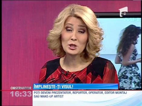 Cursuri de prezentator, reporter, editor montaj sau make-up artist la Intact Media Academy