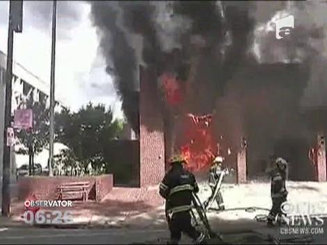 Cea mai veche statie de pompieri din Statele Unite, mistuita de flacari