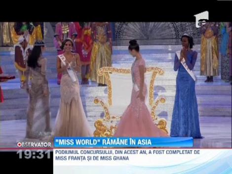 Miss Filipine a primit titlul de Miss World 2013