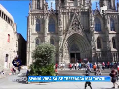 Ce le mai place munca... Spania vrea sa-si schimbe fusul orar, pentru cresterea productivitatii