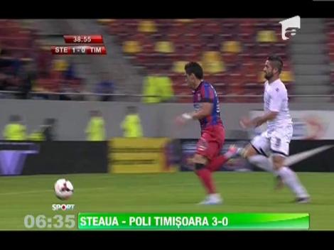 Steaua - Poli Timisoara 3-0