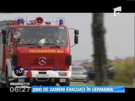 Orasel cu 3000 de locuitori, evacuat in Germania