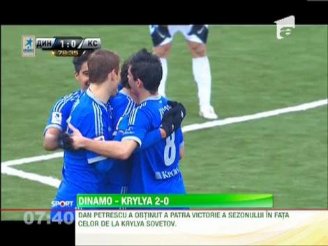 Dinamo Moscova - Krylya 2 - 0/ Dan Petrescu obtine cea de-a patra victorie din acest sezonului