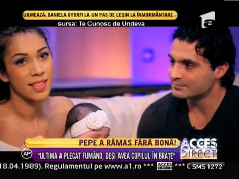 Pepe: "Ultima bona a plecat fumand, desi avea copilul in brate!"