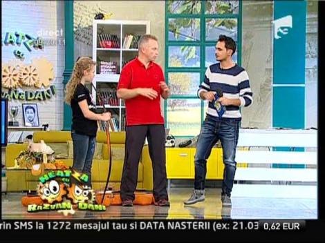 Flavia si Anca Martin s-au intrecut la tir cu arcul!