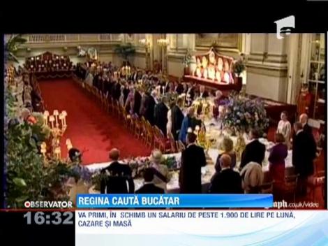 Regina Angliei cauta ajutor de bucatar: Salariul, 23.000 de lire pe an