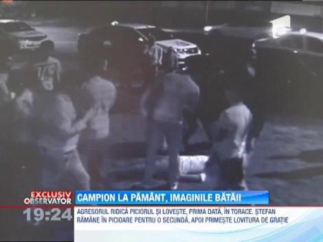 IMAGINI SOCANTE! / Lovitura care l-a trimis pe campionul din Iasi in coma profunda