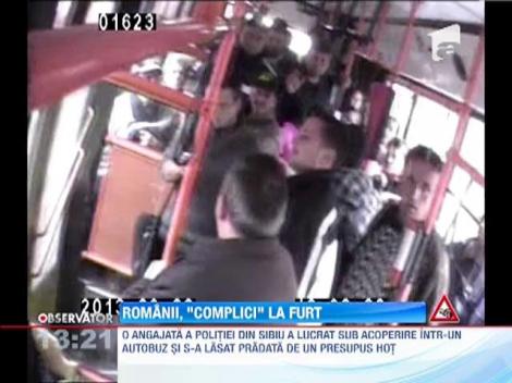 Politistii sibieni au simulat un jaf in mijloacele de transport