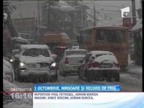 1 octombrie, ninsoare si record de frig