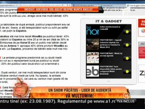 Profilul telespectatorilor de show-uri tabloide